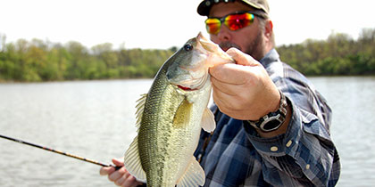Fisherman with Florida Bass